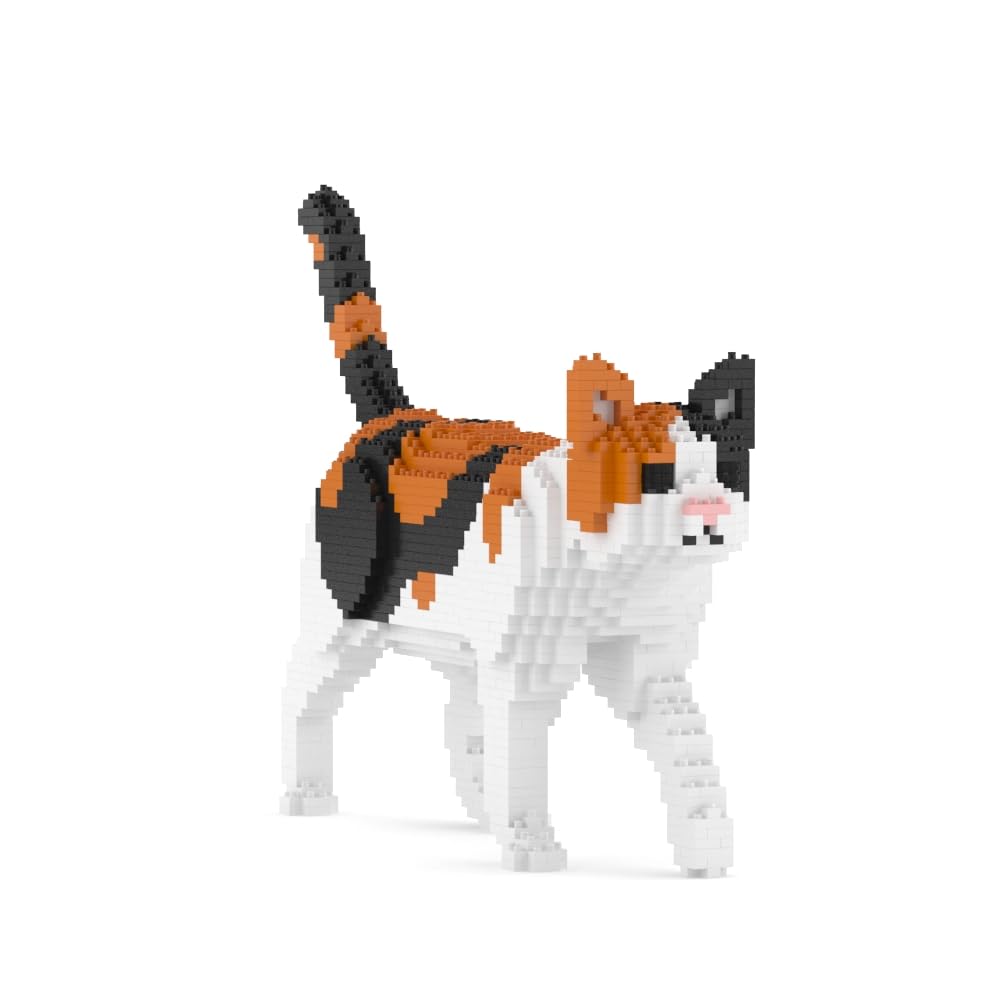Amazon.com: JEKCA Cat 11S-M01B | Calico Cat Plastic Building